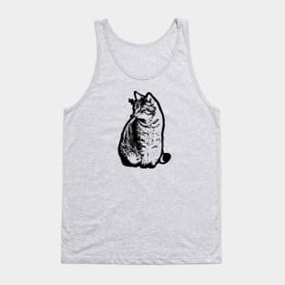 Vigilant Cat Tank Top